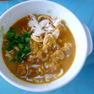 ♥　サラダチキン入り！　カレーうどん　♥